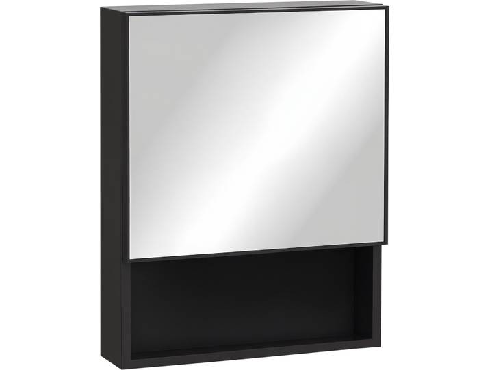 kleankin Spiegelschrank, Badezimmerschrank, Aufbewahrungsschrank, Hängeschrank