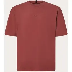 OAKLEY Herren Shirt FUTURESCAPE FOSSIL TEE, Größe S in Rot Rot