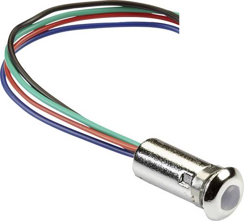 Mentor 2660.8503 LED-Signalleuchte RGB Linse 5mm 2 V, 3.5 V, 3.5V 20 mA, 20 mA, 20mA