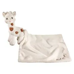 Sophie la girafe, Schmusetuch, Geschenkset (21 x 21.50 cm)