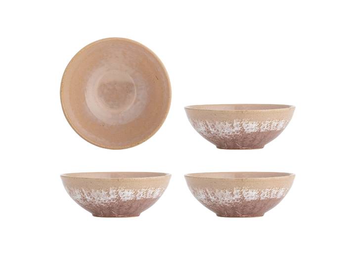 Bloomingville Schaal Darlene Set van 4 stuks - Roze