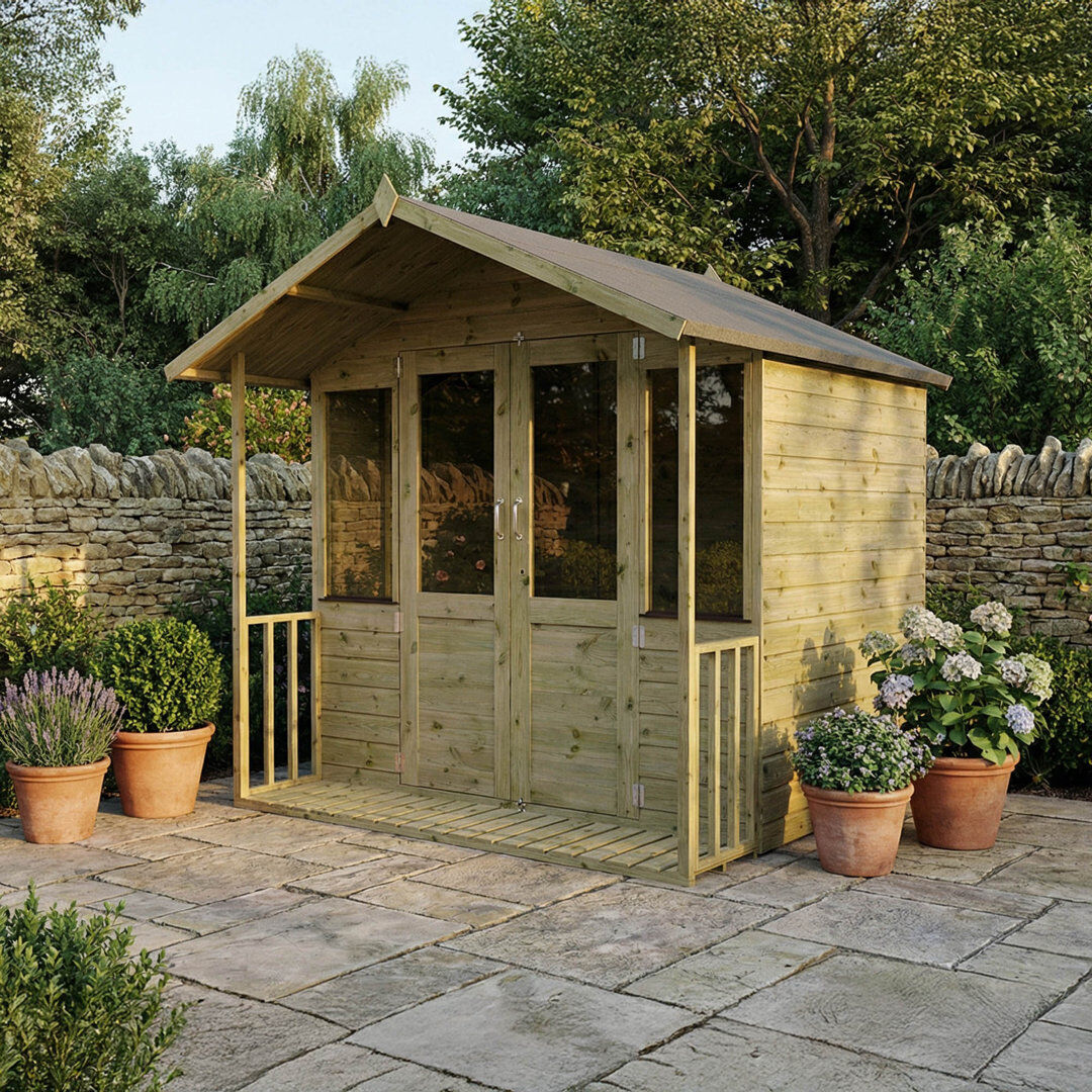 Mercia Garden Products Mercia 7 x 7ft Traditional Summerhouse