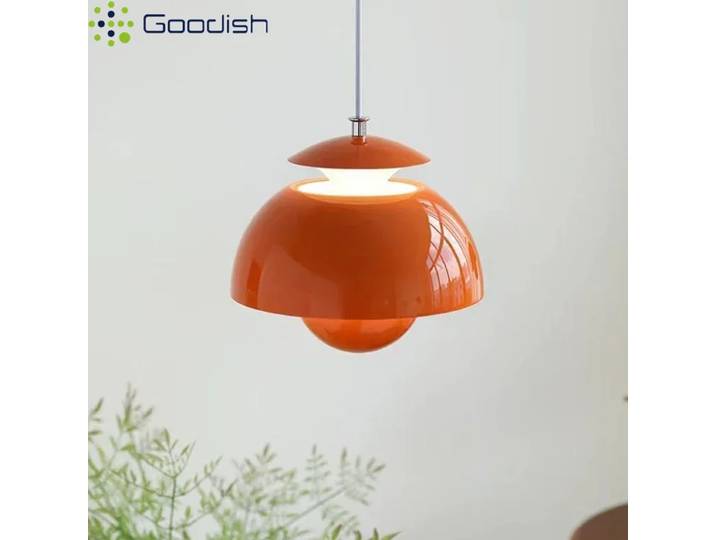 Lustres suspendus LED vintage industriels en forme de bourgeon de fleur, luminaires créatifs pour chambre à coucher et décoration intérieure