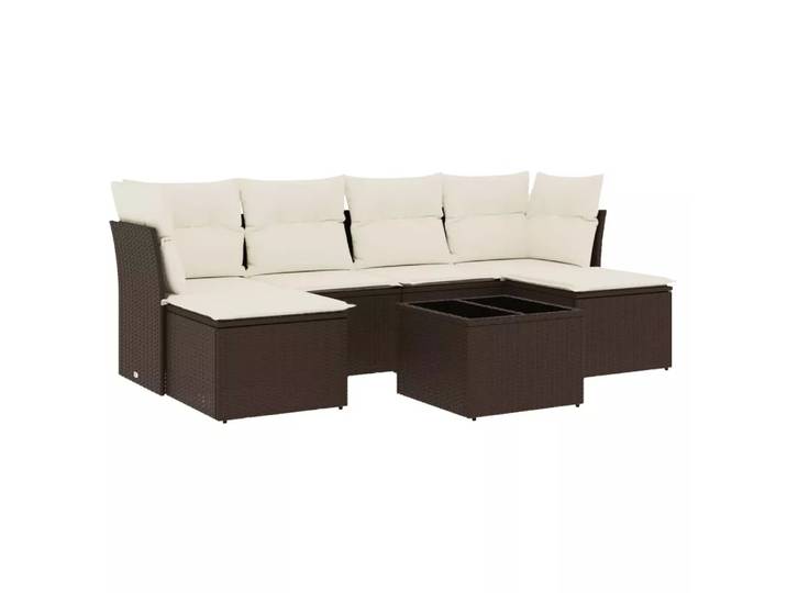 VidaXL - Garten sofagarnitur, One Size, Charcoal Black