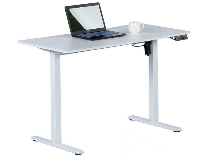 Elektrischer Schreibtisch ATLAS 60x120x74cm weiss