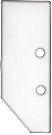Isoled Endkappe Ec92 Aluminium Eloxiert Für Profil Hide Async Inkl. Schrauben