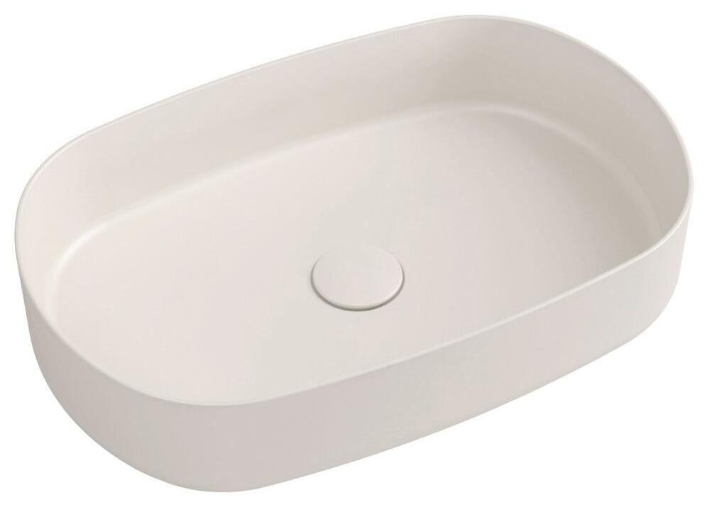 Isvea INFINITY OVAL wastafel, ovaal, 55 x 36 cm, ivoorwit