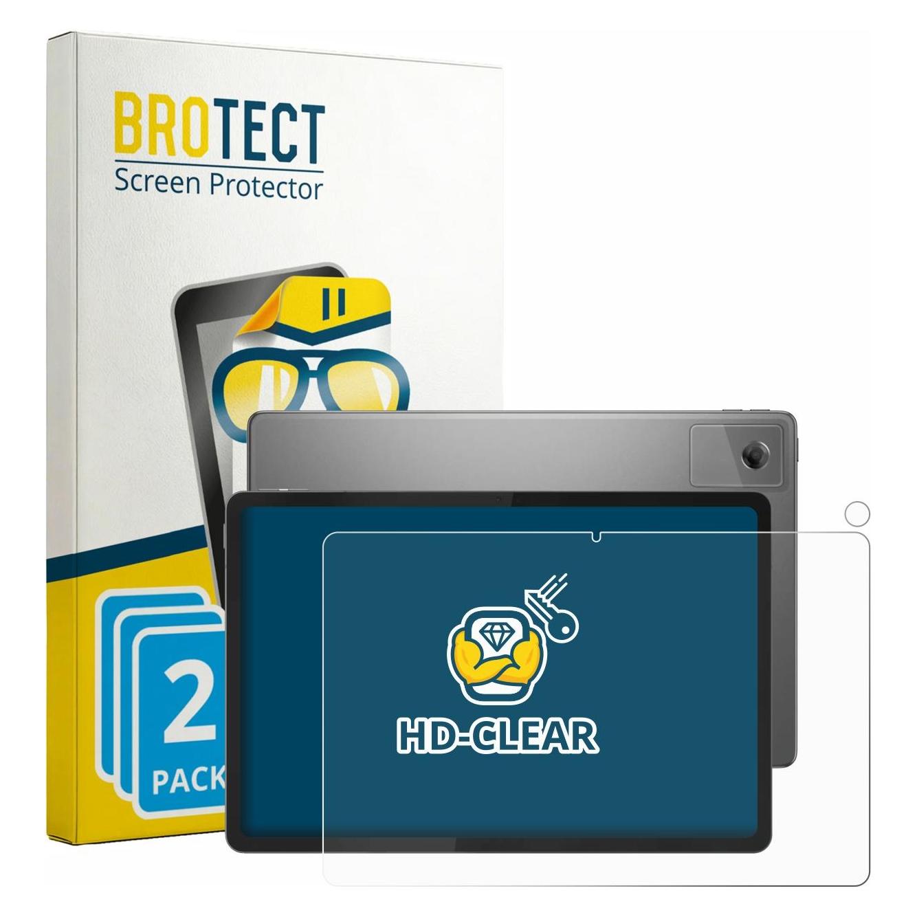 Brotect Schutzfolie für Lenovo Tab K12 ZAGJ0153SE (Display+Kamera) Displayschutz Displayschutzfolie Folie (2 Stk., Lenovo Tab K12) (1863453)