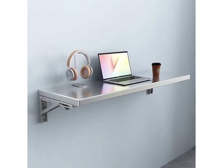 Wandtisch, Klappbarer Drop-Leaf-Wandtisch Aus Edelstahl In Verschiedenen Größen(50x25cm/20x10in)