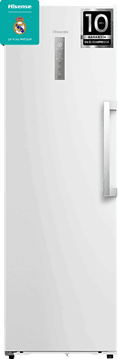 Congelador vertical - Hisense FT3K310SEWE1, 312 l, 185.6 cm, Kitchen Fit, Wi Fi, Blanco