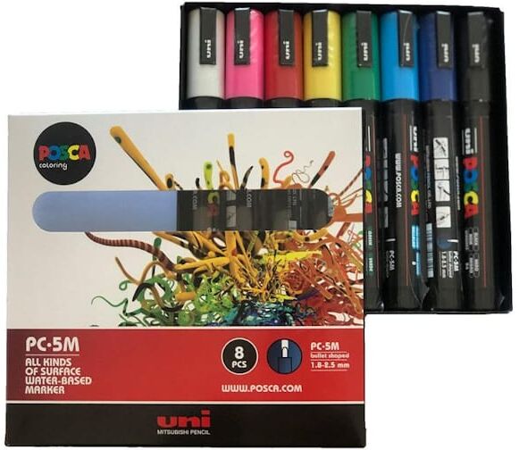 Marker Posca 8 fÃ¤rger
