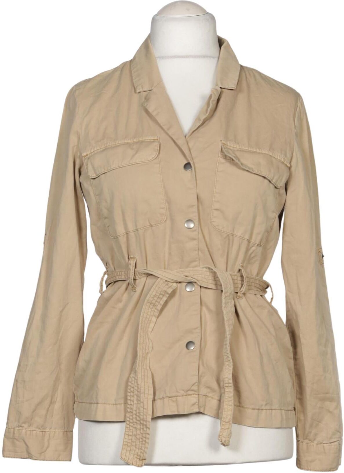 Vero Moda Damen Jacke, Beige, Gr. M, Baumwolle - Second Hand