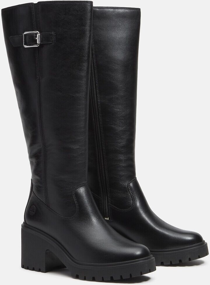 TIMBERLAND Bottes à talons en cuir Stine Heights Tall Zip Up