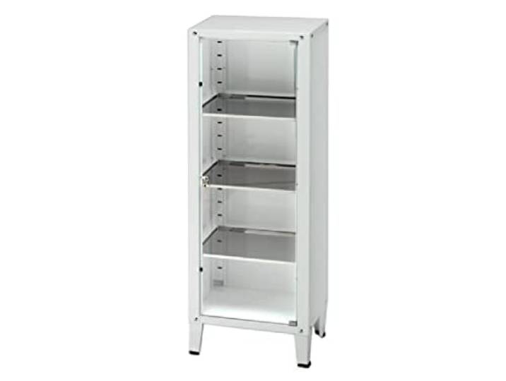 GiMa 27898 Vitrine Value einer Tür aus gehärtetem Glas