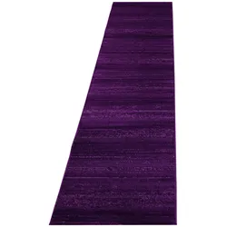 TEPPICH Kurzflor INN in Violett, einfarbig, 80 x 300 cm