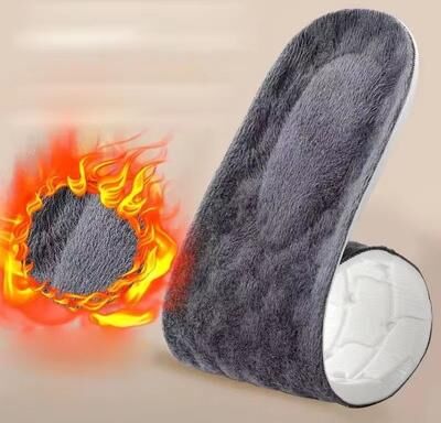 Inspired Finds ThermaStep Self Heating Thermal Insoles With Memory Foam grey 39 40