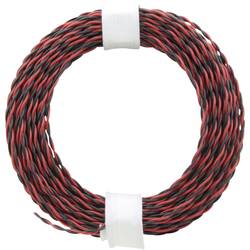 Donau Elektronik 210-10 Litze 2 x 0.04 mm² + 2 x 0.04 mm² Rot/Schwarz 10 m