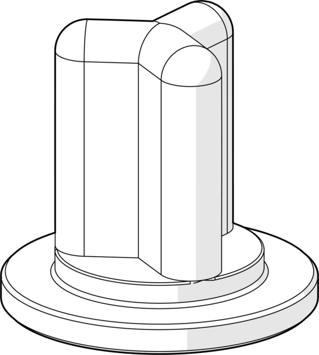 Hansa Teller Rohrbelüfter 59914270