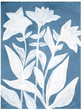 "Wildflower Art - Indigo, 20"" x 16"" - Ballard Designs"