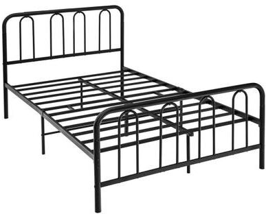 Costway Full/Queen Size Metal Bed Frame with Headboard and Footboard-Full Size