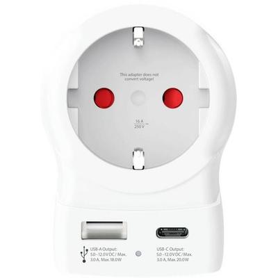 SKROSS Europe to US USB AC20PD Travel Adapter