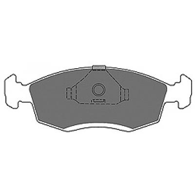 MAPCO Bremsbelagsatz, Scheibenbremse 62251 Vorderachse für Ford