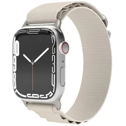 Vonmählen Action Loop Band Cream 38/40/41mm (41 mm, Nylon, Nylongewebe, Textil), Uhrenarmband, Beige