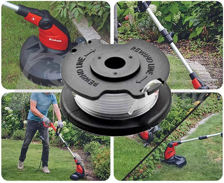 INF Bobine et couvercle de rechange pour coupe-bordures Einhell Paquet de 10
