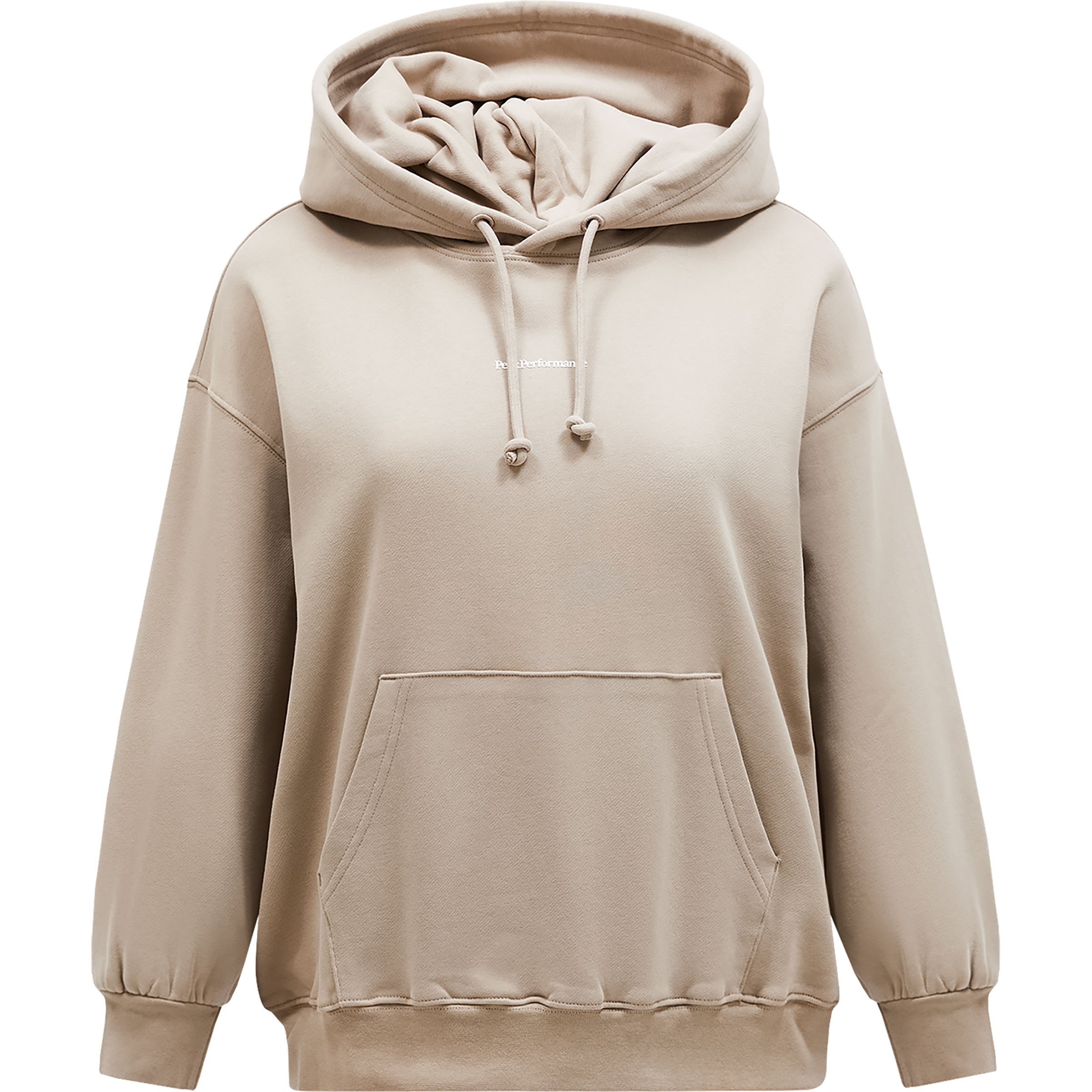 Peak Performance Original Terry Damen Hoodies beige Größe S Lifestyle Atmungsaktiv