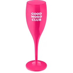 Koziol Cheers No. 1 Good Mood Club Sektglas aus Thermoplastik 100 ml