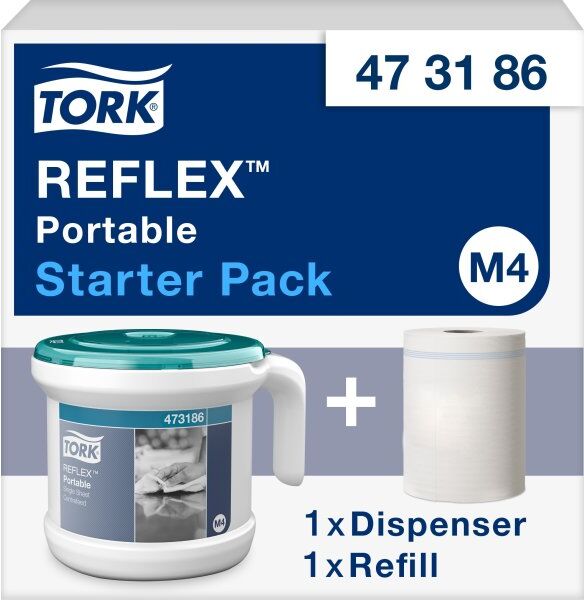Tork M4 Reflex Transportabel Centerfeed Dispenser