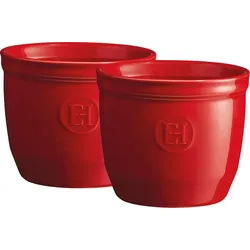 Emile Henry Ramekin 8 cm, rot, 2 St.