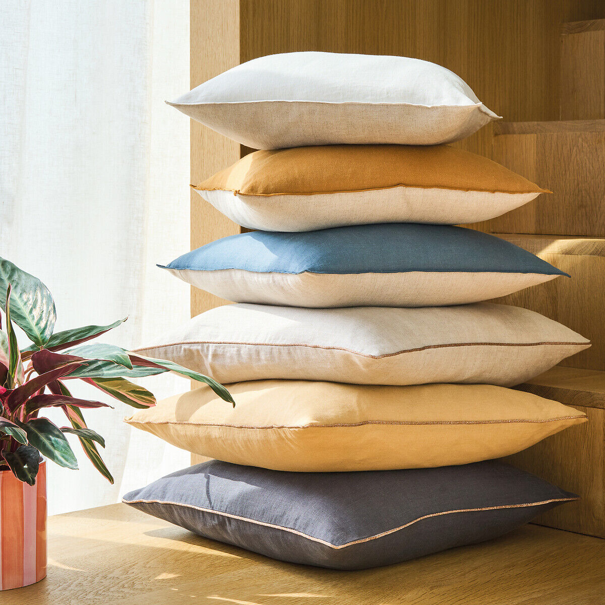 LA REDOUTE INTERIEURS Housse de coussin Onega