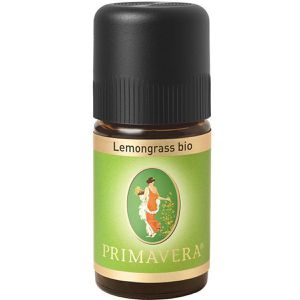 Primavera Duftöl Lemongrass bio, Kreativität & Abwehrkräfte, für Duftlampen, 5 ml