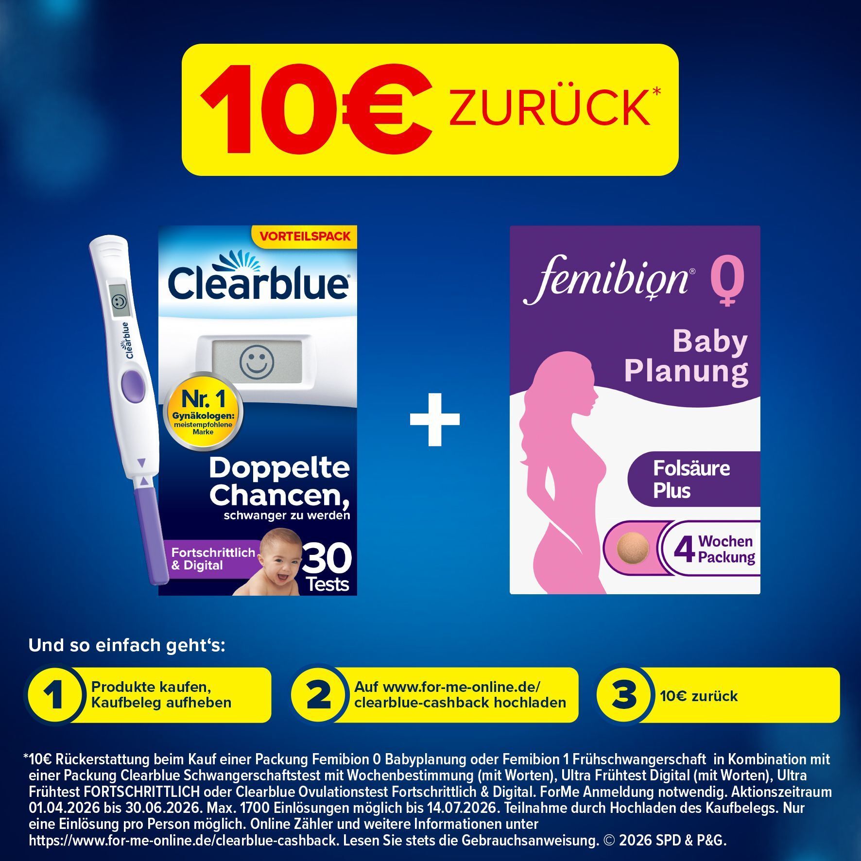 Clearblue Ovulation u.Schwangerschaftstest Kombip. x2 2x12 St Kombipackung