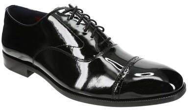 Stacy Adams Concorde II - Mens 7.5 Black Oxford Shoes Medium