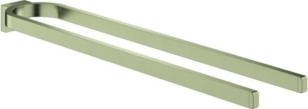 Grohe Selection sèche-serviettes 41059EN0 40 cm, 2 bras, non pivotant, nickel brossé