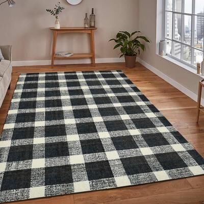 Amer Rugs Tennessee Tartan Plaid Hand-Tufted Wool Rug