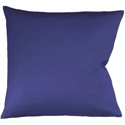 fleuresse Bettwäsche Mako Satin Colours 009100-6012 royal Kissenhülle 80x80 cm