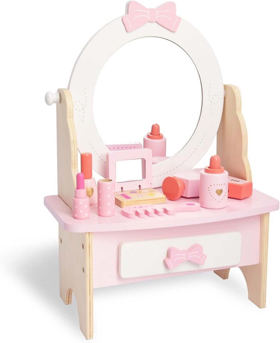 Roze Kaptafel voor Kinderen - Make-uptafel voor Meisjes