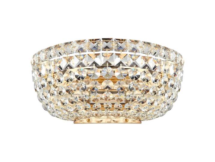 Wandleuchte Basfor Goldfarben max. 60 Watt Wandlampe