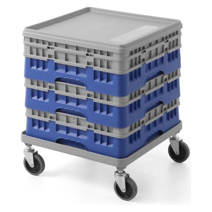 AmerBox Fahrgestell für Universal-Regale 500×500 mm,, Hellgrau, 500x500x(H)180mm (41885690)