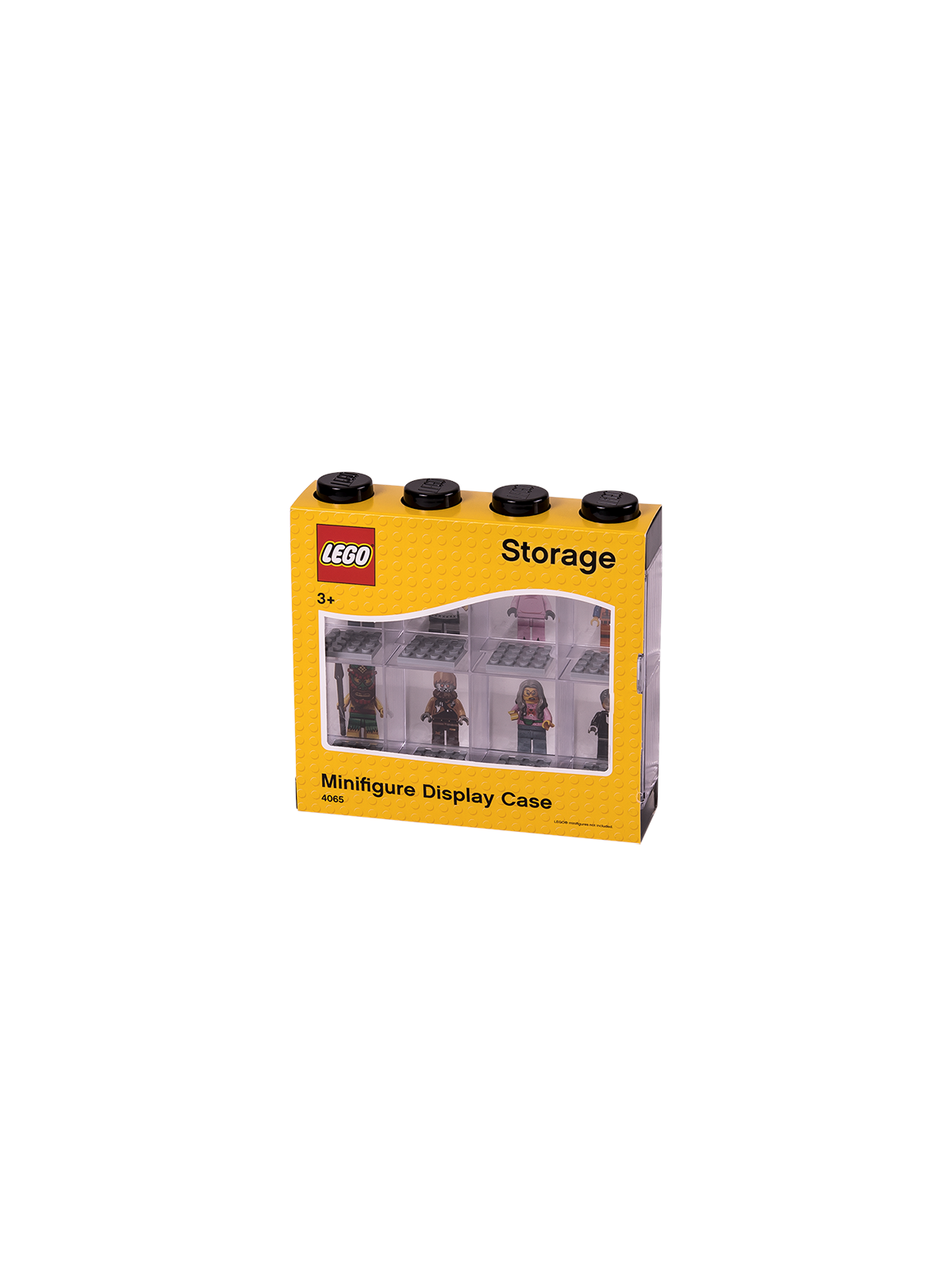 LEGO Minifiguren-Schaukasten für 8 minifiguren, schwarz