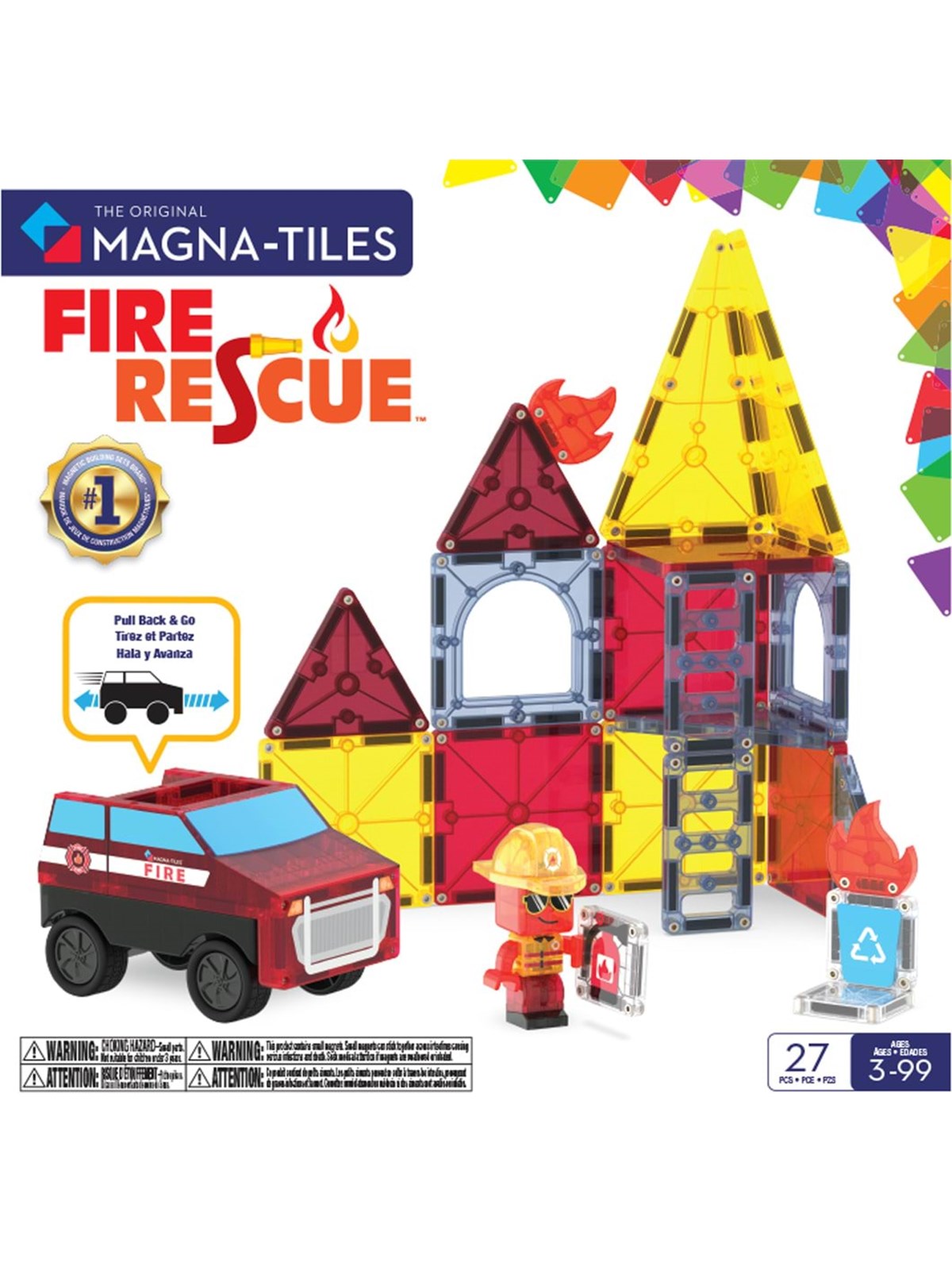 Magna-Tiles Fire Rescue 27 pcs
