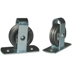 Hbs-betz Stehrolle 496 Nut 8mm Grauguss m.Längsplatte u.gedrehter Nut BETZ