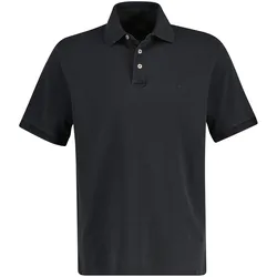 GANT Herren Poloshirt, ausgewaschen - SUNFADED POLO, Washer, Kurzarm, Knopfleiste Schwarz / M