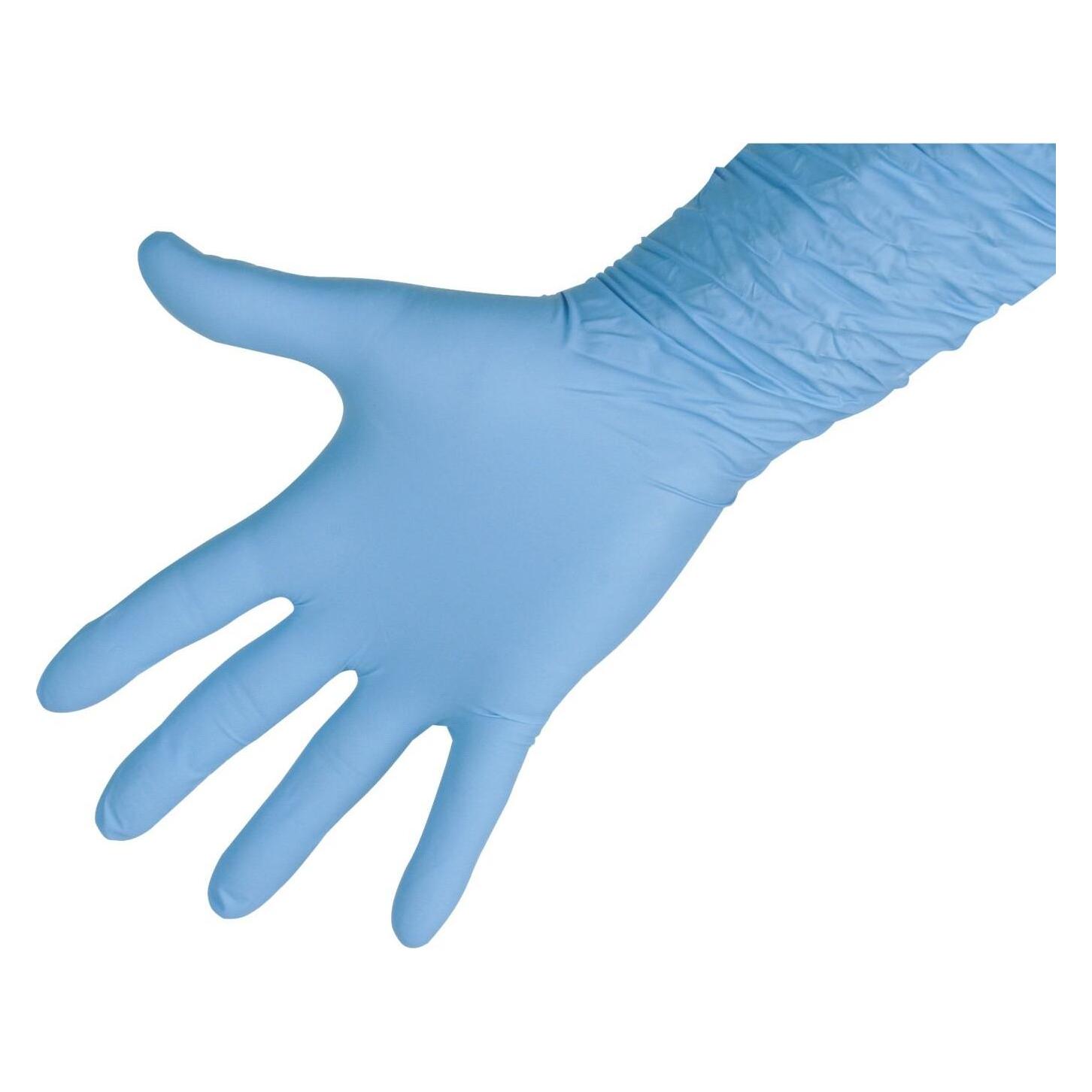 Kerbl Nitril PremiumPlus, Gr.L 8mil Einnmalhs, 50 St, blau ungepud (L) (153077)