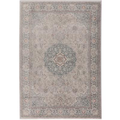 Teppich ASTRA "Tropea 242", grau, B:133cm H:6mm L:190cm, Kunstfaser, Teppiche, Teppich, hochwertiger Kurzflor, leichter Glanz, Vintage, Wohnzimmer
