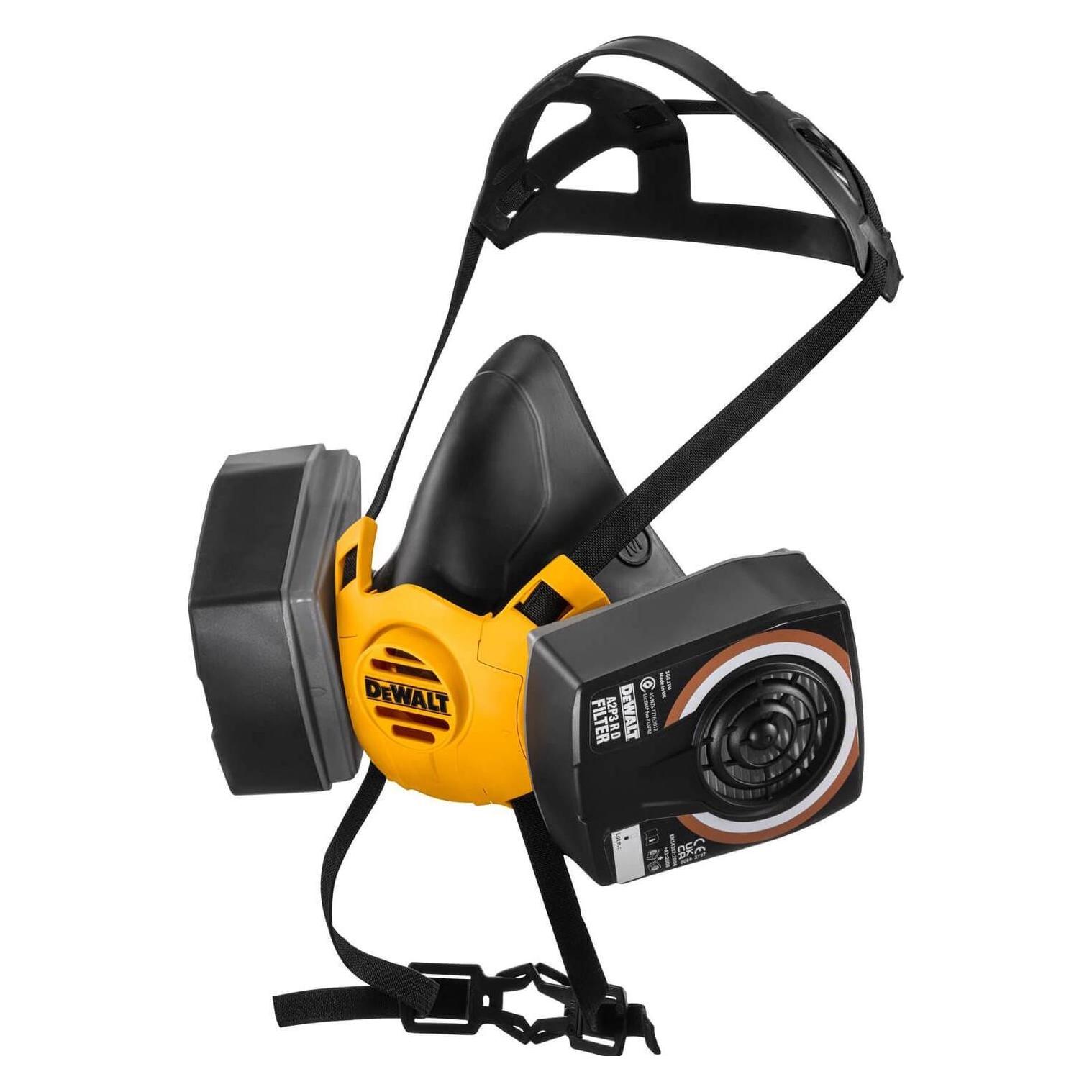 DeWalt Mittlere Halbmaske Atemschutzmaske mit A2P3 Filtern (A2P3) (DXIR1HMMA2P3)