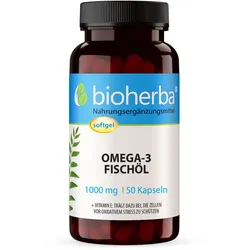 Omega-3 Fischöl 1000 mg 50 Kapseln